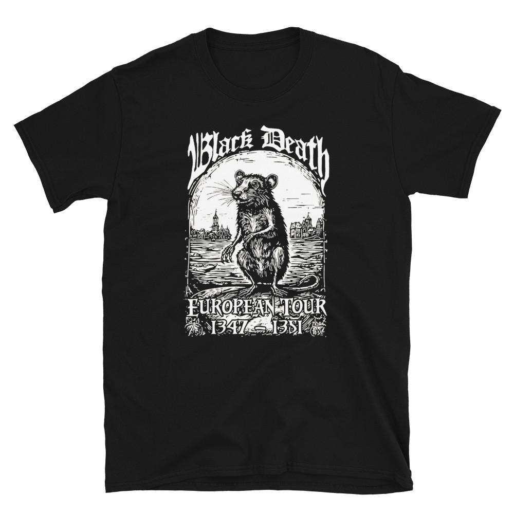 

Black Death European Tour 1347-1351 Unisex T-Shirt Tops Tee S-3XL L