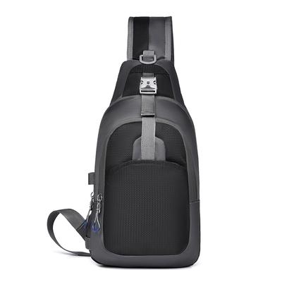 Fashion Casual Versatile Shoulder Bag Korean Version Portable Business Commuter Messenger Bag Outdoor Sports Cycling Breast Bag