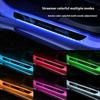 2025 New For Mercedes Benz Car LED Wireless Welcome Pedal Light Door Sill Light For Mercedes-Benz AMG A C E V Class Sprinter GLC