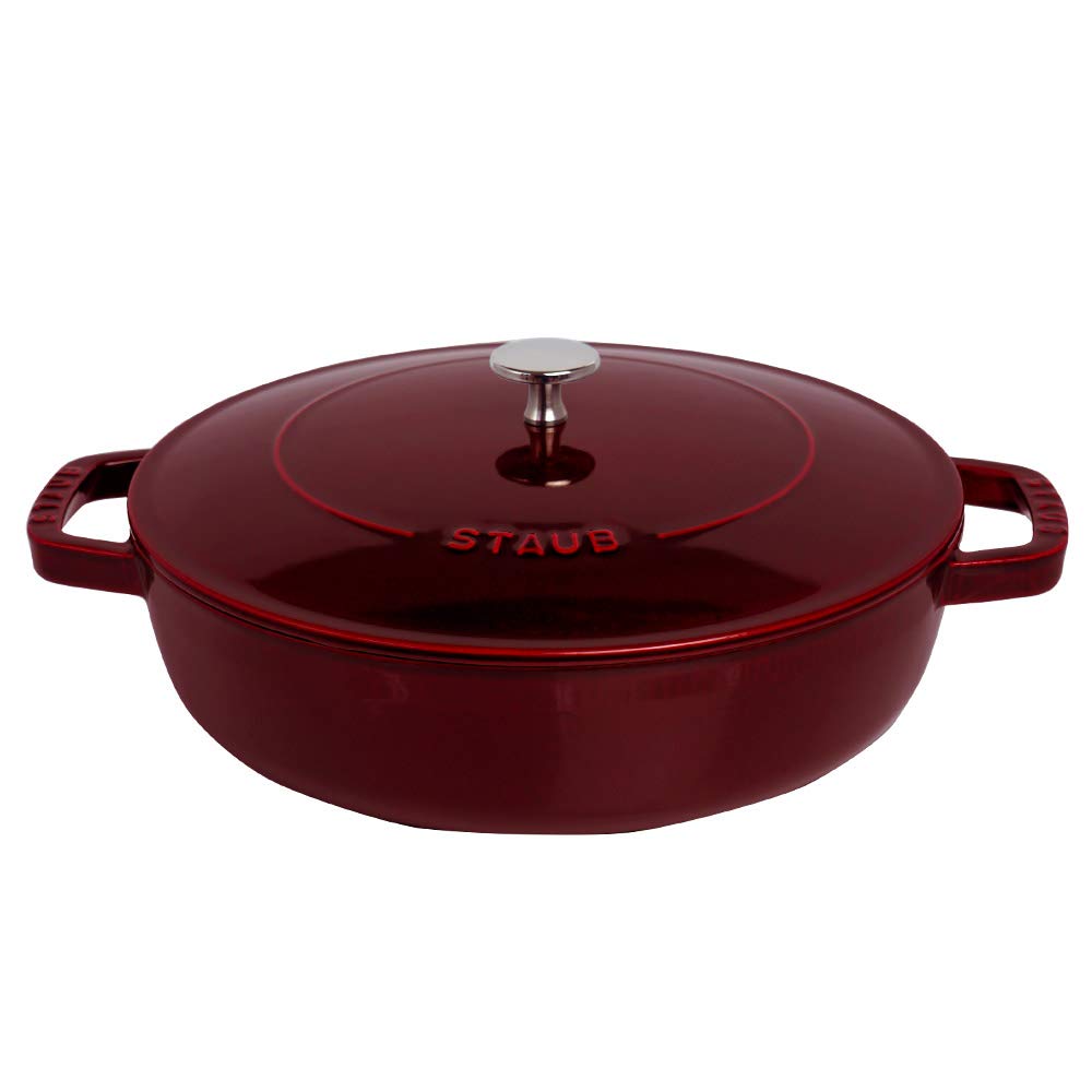 

Сковорода для сотейника staub Blazer 24 см, цвет Grenadine Red, совместимая с IH [Staub] [Товар]