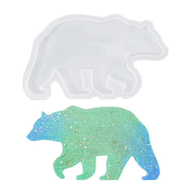 Animal Pendant Hanging Molds Keychain Desktop Ornament Molds Jumping Deer Sheep Bear Silicone Mould Craft Supplies