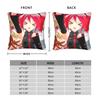 Kasane Teto Square Pillow Case Vocaloid Music Girl Cushion Cover Awesome Zippered Decor Pillowcase for Home 45x45cm