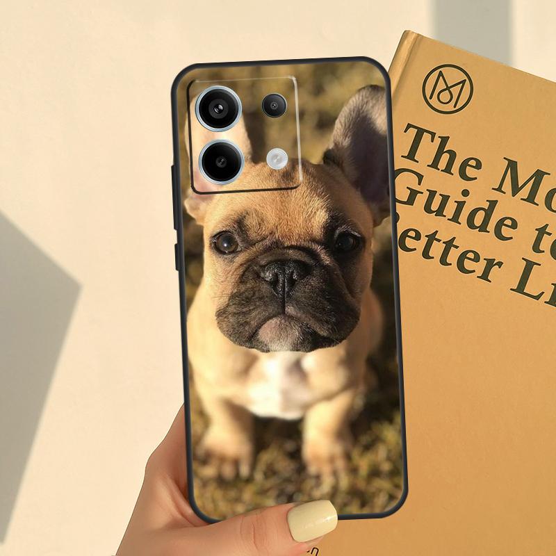 French Bulldog Dog Cover For Xiaomi Redmi Note 11 10 12 13 14 Pro 11S 12S Case For Redmi 15C 10C 13C 12C 14C 15