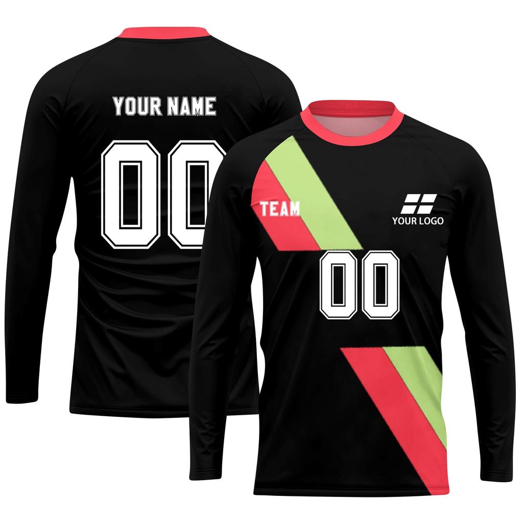 Men's Long Sleeve Athletic Jersey, Lightweight Sports Shirt, Quick Dry Top for Training, Purple Blue White Design