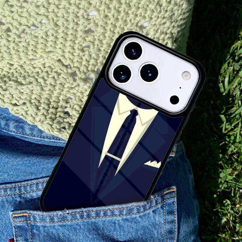 Man Suit Shirt Tie soft mobile phone case Compatible with IPhone 17 16 15 14 13 12 11Pro Max 17 Air cover