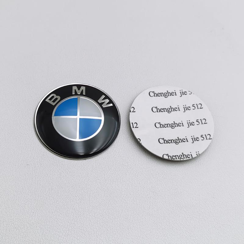 For BMW M X1 X3 45mm Car Steering Wheel Cover Badge Emblem Logo Sticker For BMW E46 E39 E90 E36 E91 E62 E87 E53 F15 F16 F20 F30 X1 X3 X5 M3 M5 CUZ1
