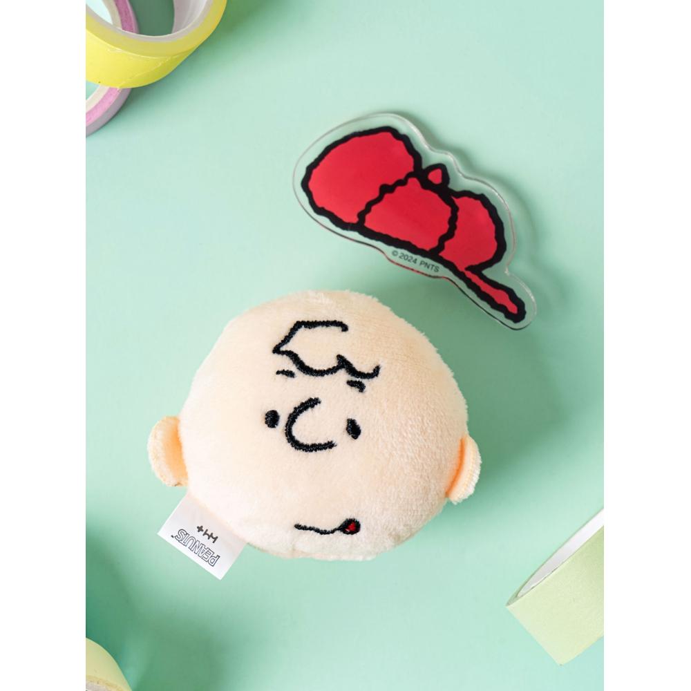 

Набор плюшевых акриловых брошей Daiso Peanuts Charlie Brown