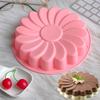 Silicone Whirlwind Petal Shaped Baking Tray Silicone Cake Mold Sunflower Cake Bakeware Baking Tool 3D Pan Tray DIY Party Suppily