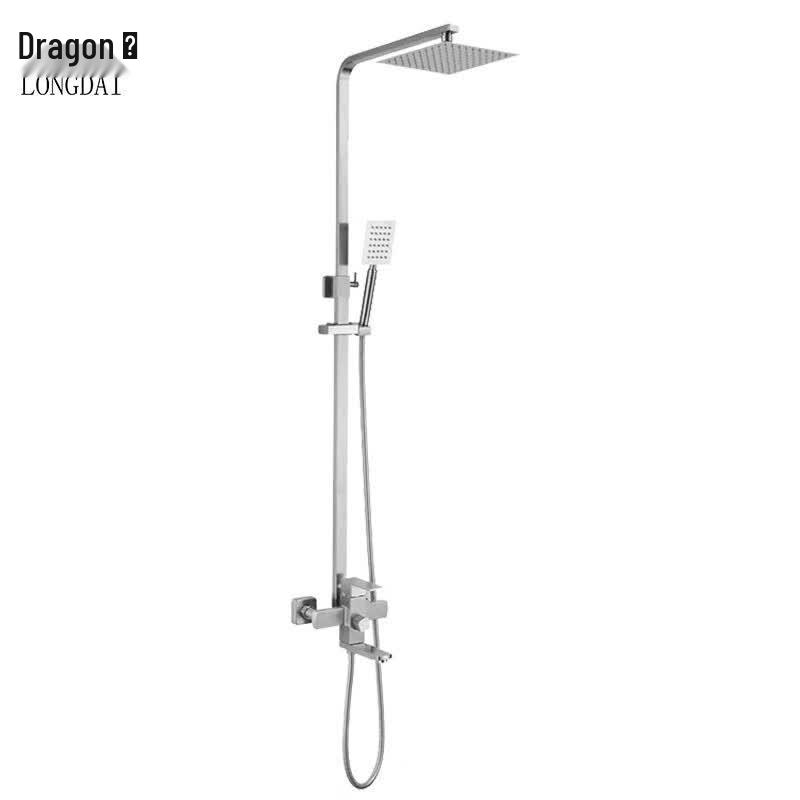 Longdai 304 Stainless Steel Pressurized Shower Faucet Set