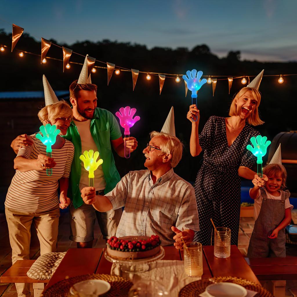 LALAFINA Handclap Applause LED Noise Applause Set of 5 Goods, Toy, Clapping, Light, Party, Maker, Concert, Cheering, Plastic, Applause, Maker,