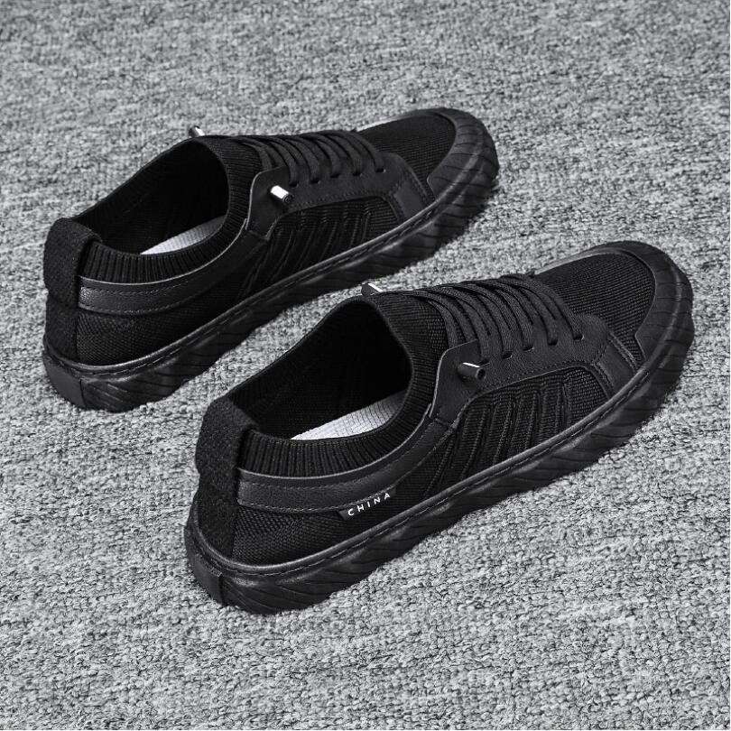 2024New Breathable Cloth Shoes Men's Sneakers Light Trendy Casual Shoes  Weaving Mesh Men's Shoes Versatile Vulcanized Shoes
