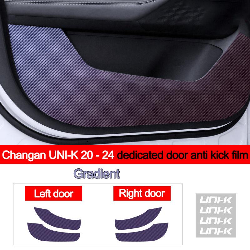 Car Inner Door Anti Kick Film Protective Anti-Scratch Cover for Changan UNI-K 2020 - 2026 Auto Accessories Protector