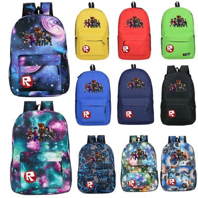 3D Print Sailor Moon Children Backpack School Book bag Blue Double Bag