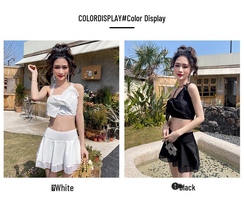 2024 Split Skirt Bikini: Conservative, Slimming, High-End Swimsuit for Women