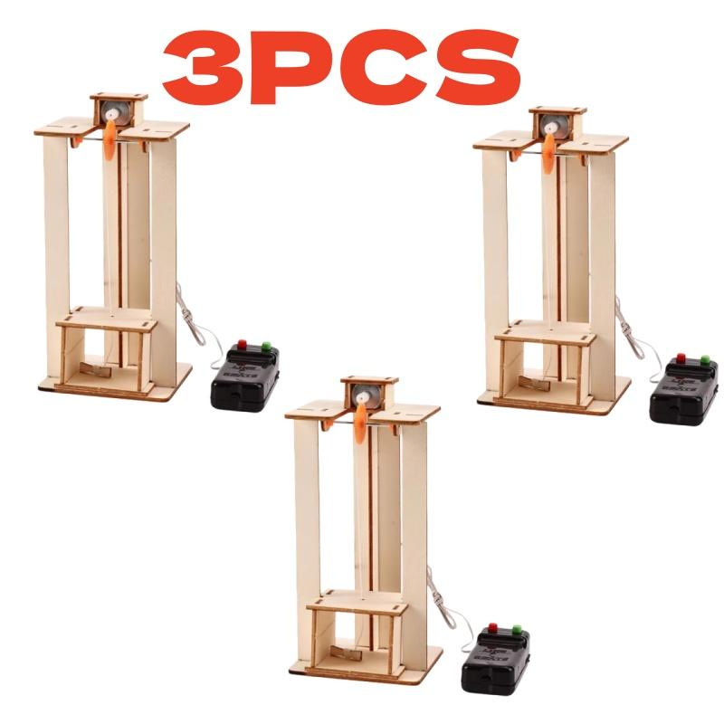 Sada pro vědecký projekt DIY Hračky puzzle Kreativní vzdělávání DIY Podrobný průvodce Model elektrického výtahu Dárky pro děti Dospělé