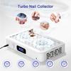 Professional Vacuum Cleaner Double Turbine Two Fans Nail Dust Collector Brushless Motor Strong Suction Professional Nail Vacuum