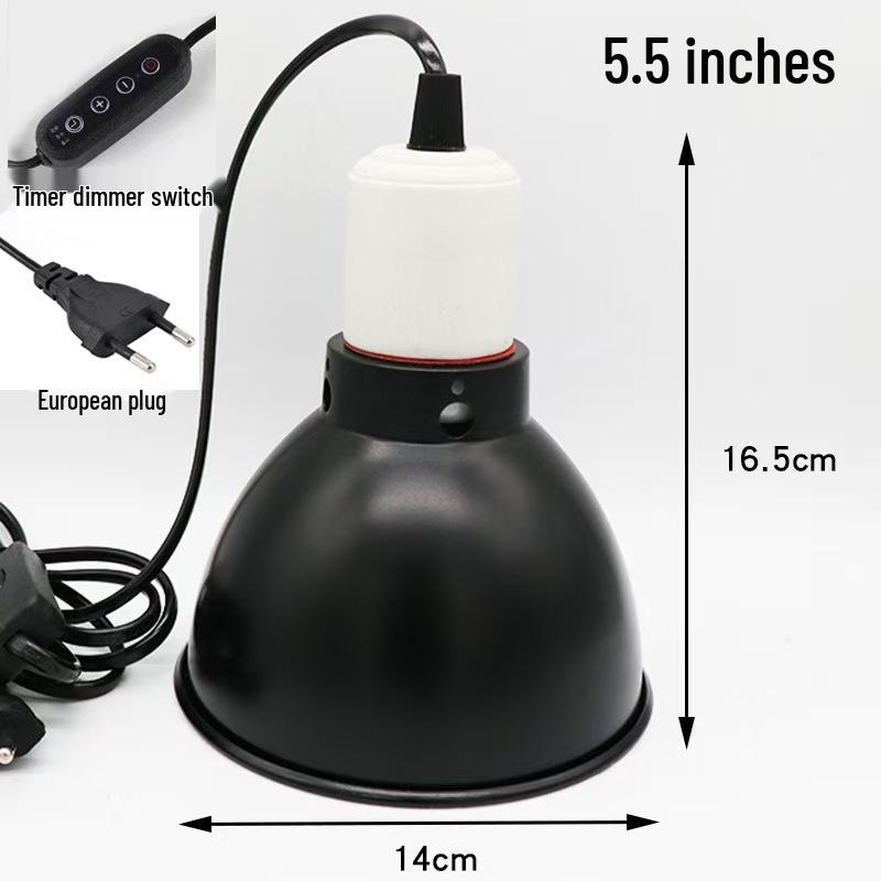 Turtle Basking Reptile Lamp: Adjustable Heat-Resistant Sun Lamp Cover with Focused Light and Heat Control