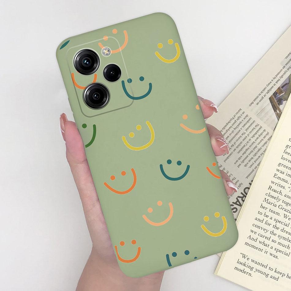 Cell Phone Case For Xiaomi Poco X5 Pro 5G Trendy Pattern Silicone Protective Matte Cover For PocoX5 X 5 X5Pro Capa Funda Bumper