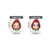 Cute Strawberry Hooded Enamel Badge Cartoon Girl Brooch Sweet Fashion Style Coat Pin Lovely Gifts For Teen Girls