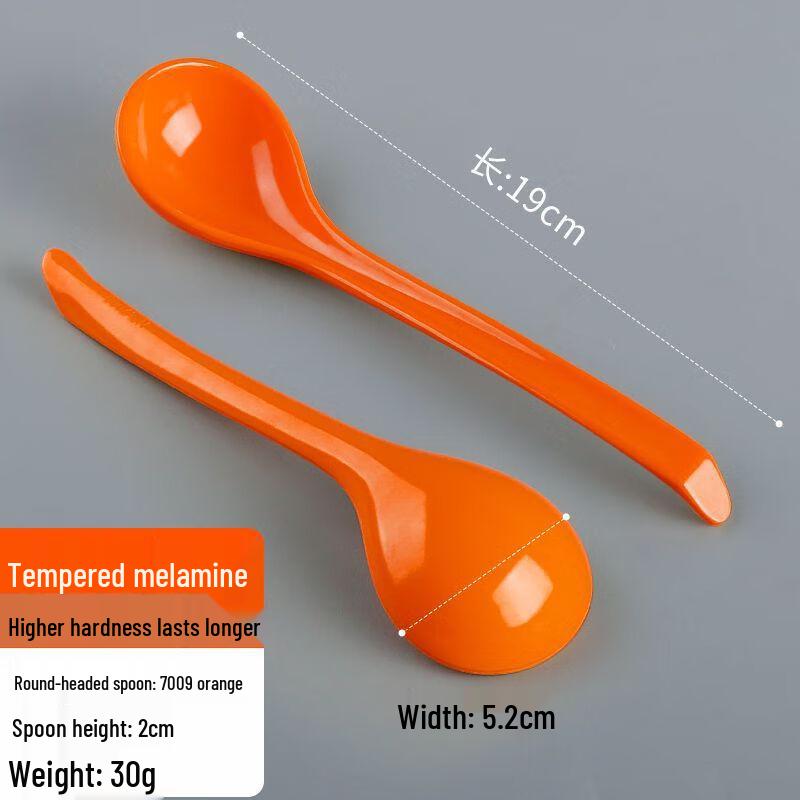 Jijun Melamine Long Handle Spoons Round Head Spoon