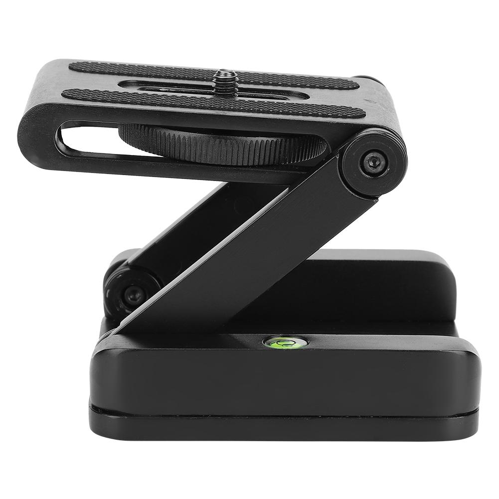 Black Z Flex Tilt Folding Quick Release Plate Stand Mount For Tripod Camera CO
