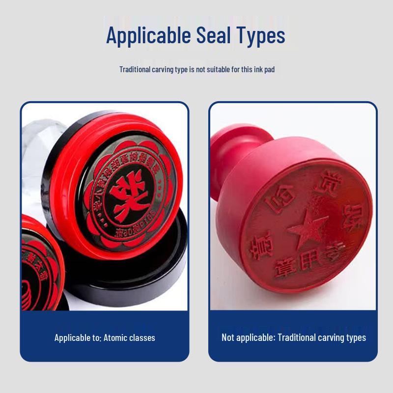 Shield Quick-Drying Red Ink Pad Refill, 25ml - Oil-Based for Financial Office Use