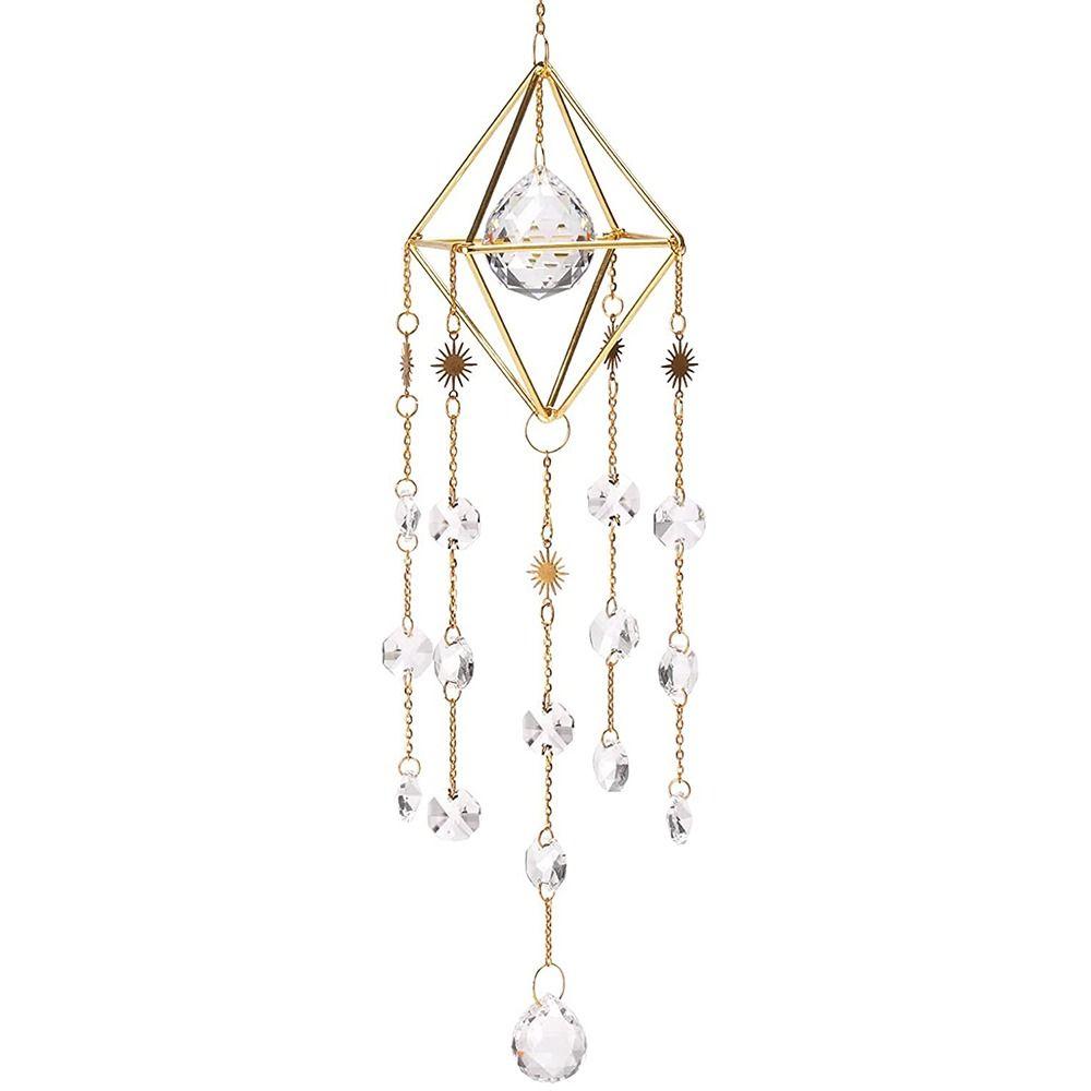 Ornamente Sonnenlicht Brechung Hängen Windspiel Regenbogen Farbe Sonne Fänger Kristall Prisma Anhänger