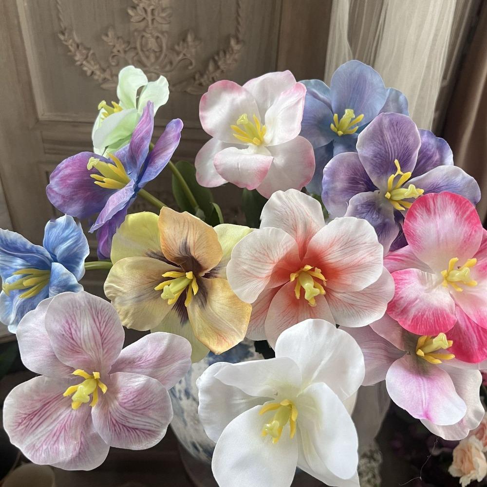 

Tulip Ikebana Simulation Restaurant Decor New Simulation Large Flowers Wedding 9