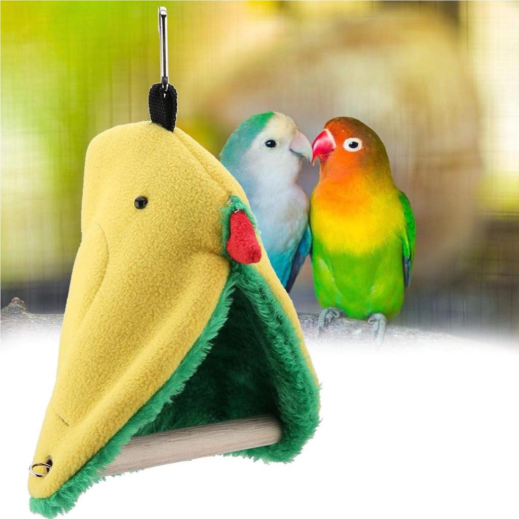 Parrot Hammock, Reduce Stress Bird Happy Tent, Bird Hammock, Finches Macaws Cockatiels for Small Parakeets