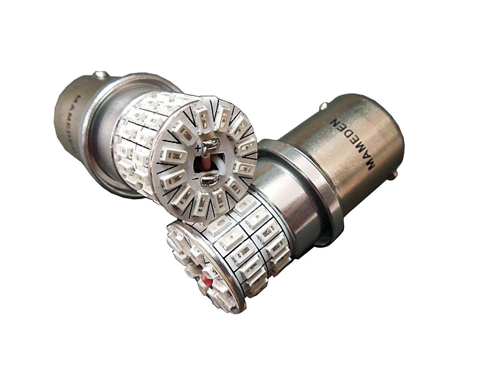 MAMEDEN S25 Single LED MIRA-SMD Red Brake Lamp BA15s Red красный