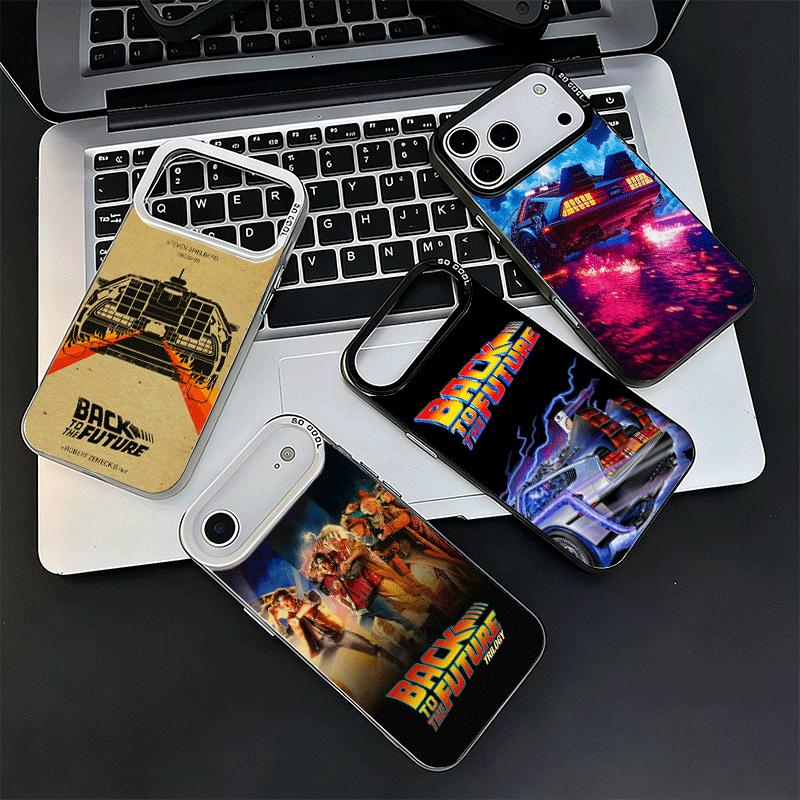 Back To The Future Soft Phone Case for iPhone 15 16 17 Pro Max 17Air 16E 14 Plus 13 12 Mini Shockproof Cover Back Shell