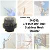 A84E-(1+4Pk)244194 Pump Repair Packing Kit&246385 7/8 Inch UNF Inlet Strainer Screen Replacement Kit For 390 395 490 495 595