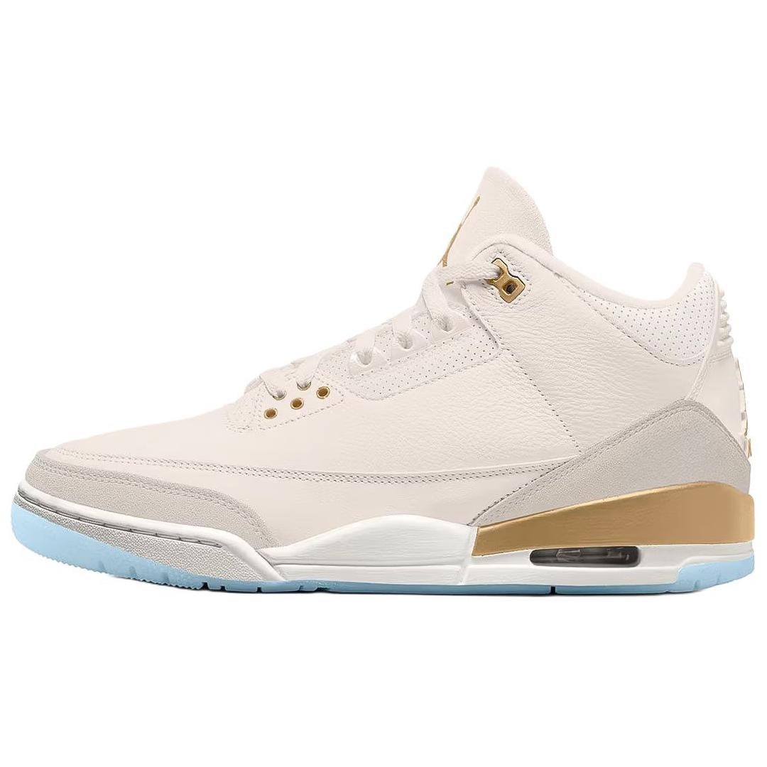 

Женские кроссовки Air Jordan 3 Champagne and Oysters Кремовый Парусник Командное Золото IB2255-100 36