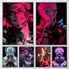 1 szt. Przystojny chłopak anime Ryomen Sukuna Jujutsu Kaisen plakat HD plakaty domowe pokój bar kawiarnia dekoracja sztuka malarstwo ścienne obraz