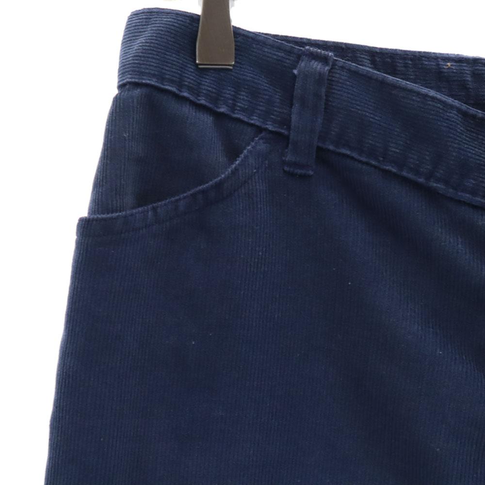 Levi's 70s Vintage Rocket Talon Corduroy Pants 18 Navy Big E Women Used