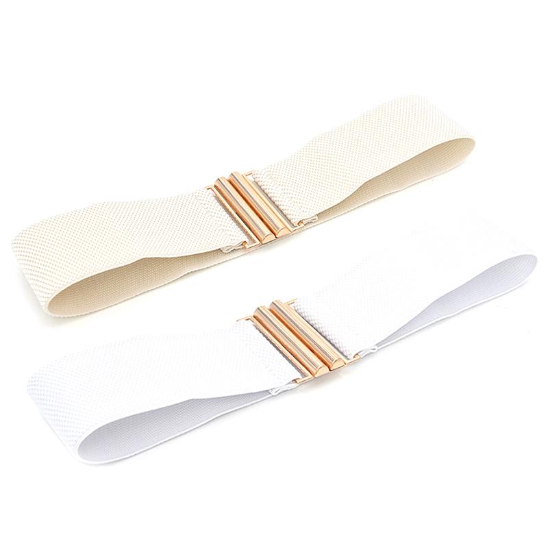 Women Belt Stretch Skinny Elastic Wide Corset Wrap Waist Dress Belt Accessories