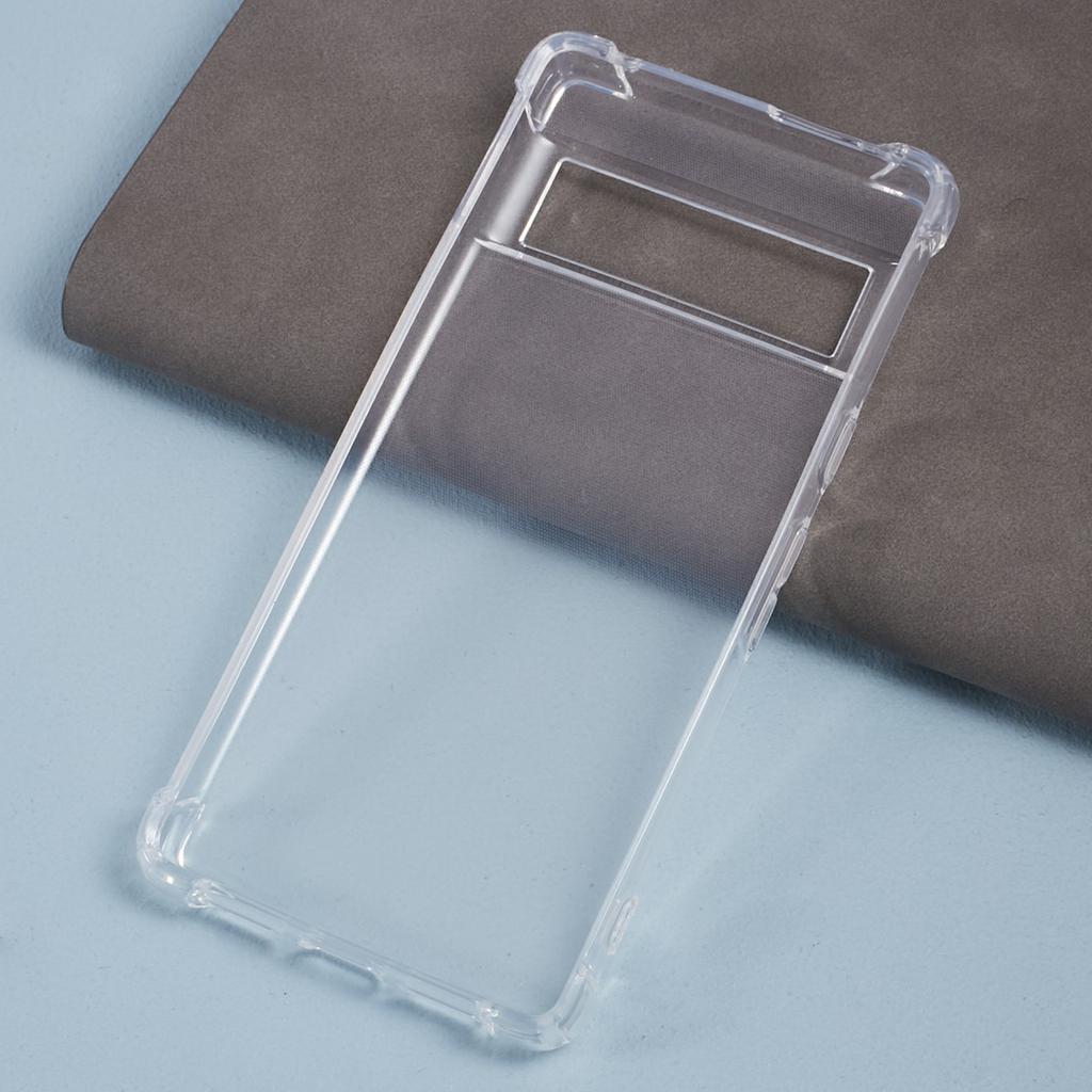 For Google Pixel 7 5G TPU Case Four Corner Anti-drop Transparent Phone Cover