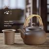 Clay Teapot with Lid and Handle for Electric or Charcoal Stove