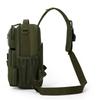 Men's Waterproof Crossbody Fishing Sling Bag with Rod Holder
