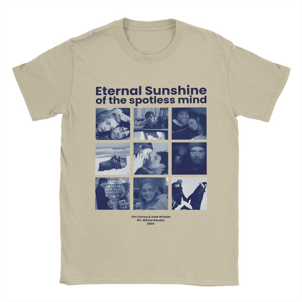 Eternal Sunshine Of The Spotless Mind Maglietta in Puro Cotone per Adulti Estate Magliette Vintage T-Shirt Taglia Grande Abbigliamento Largo