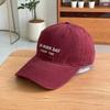 Fashion Hat Korean version autumn new letter embroidered baseball cap children couple fashion travel trendy brand soft top sun protection cap men