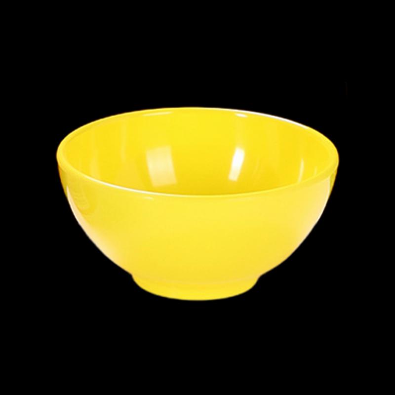 Bailaien Commercial Melamine Rice/Soup Bowls (10-Pack)