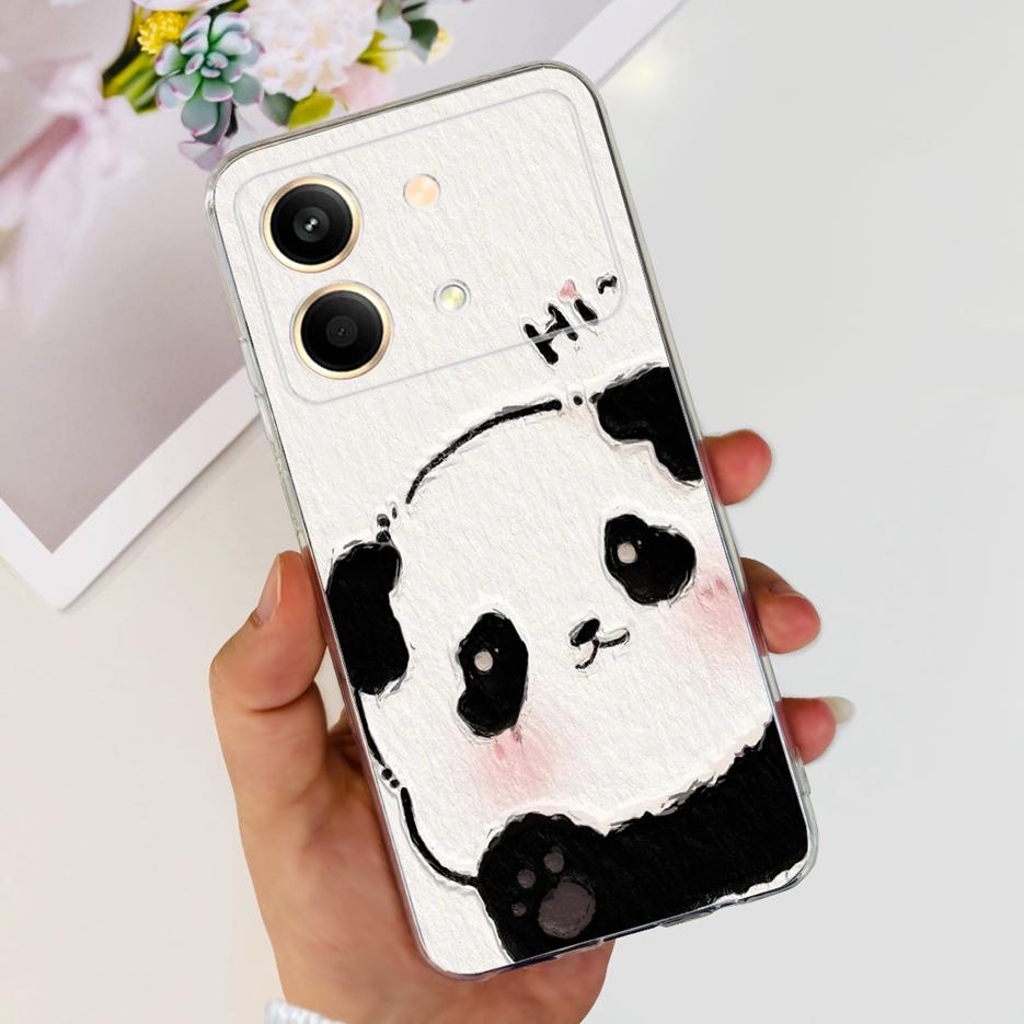 For Xiaomi Poco X6 Pro 5G Case New Fashion Painted Cover Clear Silicone Phone Case For Xiaomi Poco X6 Neo PocoX6 Pro Soft Fundas