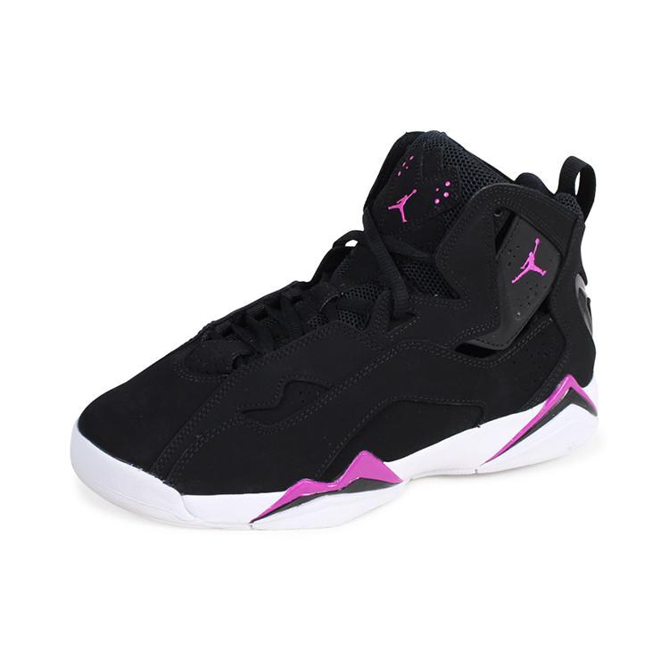 Jordan True Flight Negro Fucsia Explosión Blanco GS 342774-001