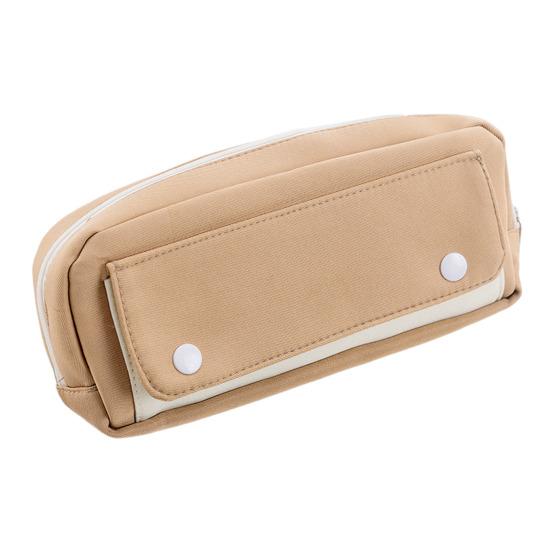 Pencil Case with Flip Cover Hidden Buckle Large Capacity Pen Organizer Large Capacity Pen Bag