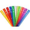 12Inch Clear Rulers with Hole Drawing Ruler Math Ruler Measuring Ruler Measuring Tool for Drawing Drafting Measuring