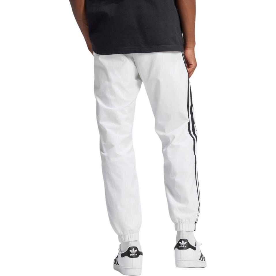 Adidas Originals Retro Sport Side Stripe Drawstring Casual Knit Joggers Men Joggers White Black IZ4830