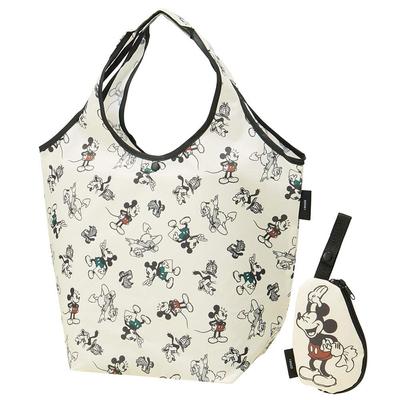 Shopping Bag with Pouch Eco Bag Width 420 X Height 320 X Depth 180mm Mickey Mouse KBS42P-A