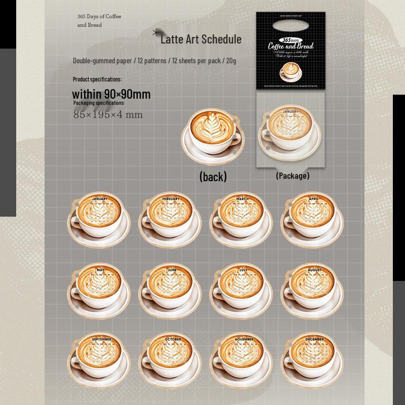 Moyan Tomato Sauce Girl 365-Day Planner: Coffee, Bread & More