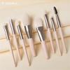 8Pcs Mini Reise Frauen Make-Up Pinsel Set Tragbare Weiche Concealer Pinsel Schönheit Foundation Lidschatten Werkzeug Wimpern Pinsel Mit tasche